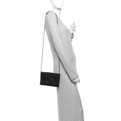 Calfskin Wallet Bag - Black