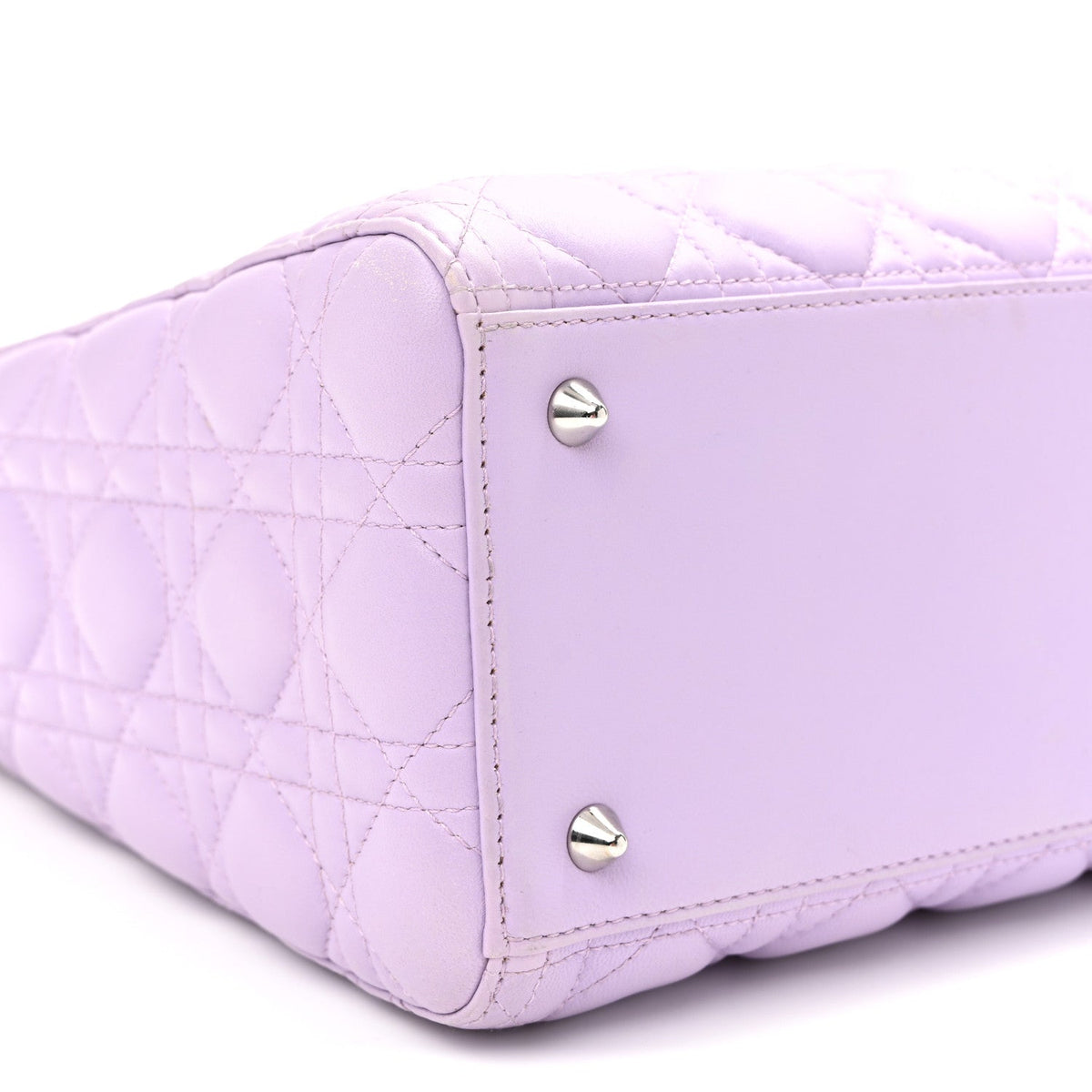 Medium Lambskin Handbag - Purple