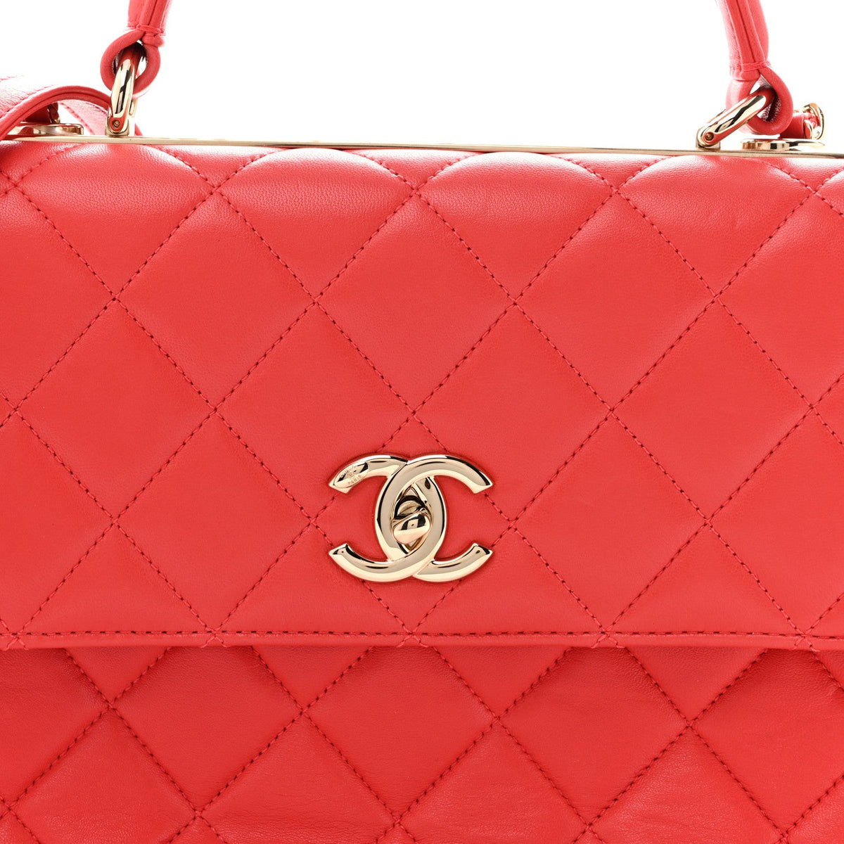 Medium Quilted Lambskin Flap Shoulder Bag
