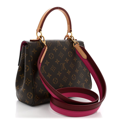 Monogram Cluny Bb Bordeaux Fuchsia Handbag