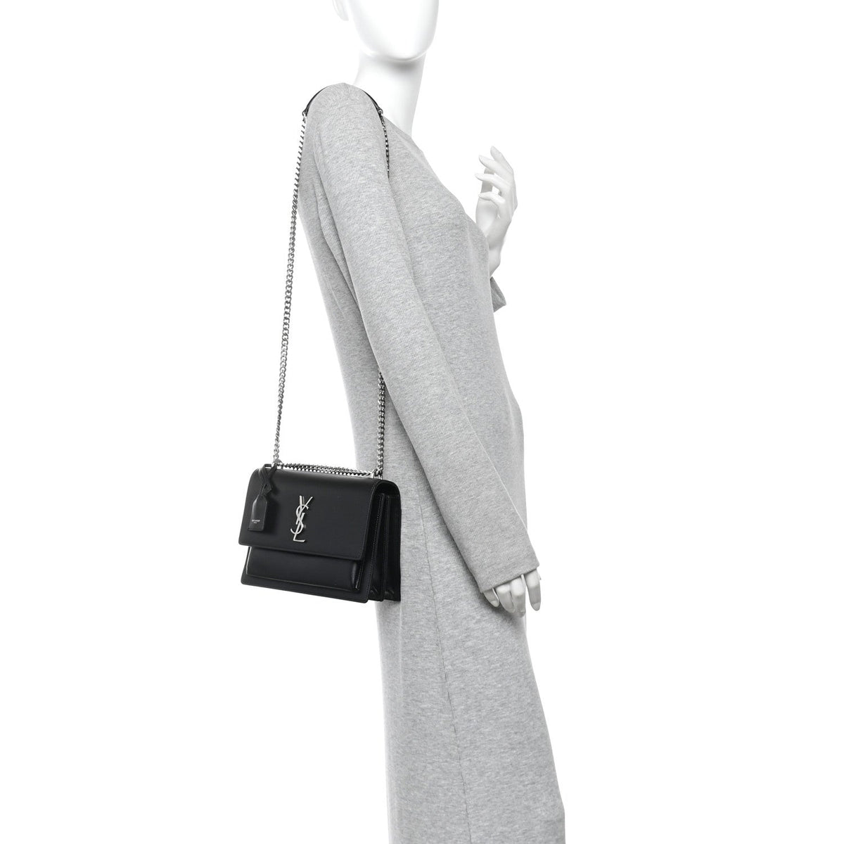 Medium Calfskin Handbag - Black