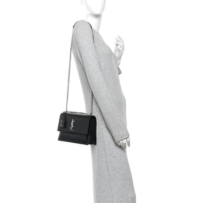 Medium Calfskin Handbag - Black