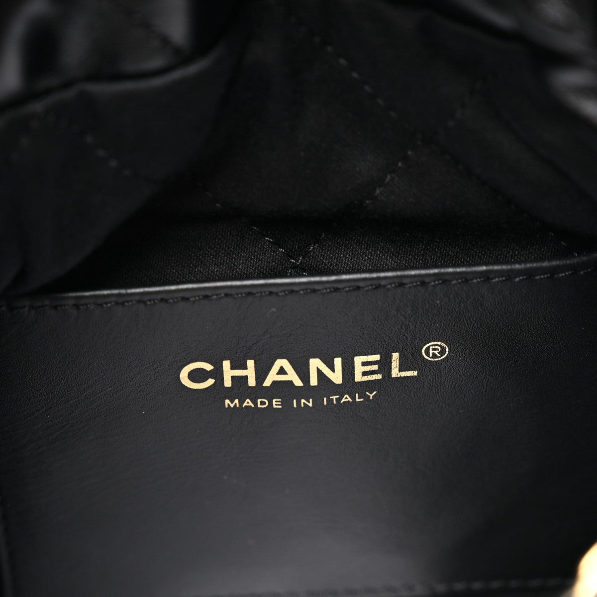 Mini Quilted Calfskin Handbag - Black