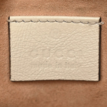 Mini Calfskin Shoulder Bag - White