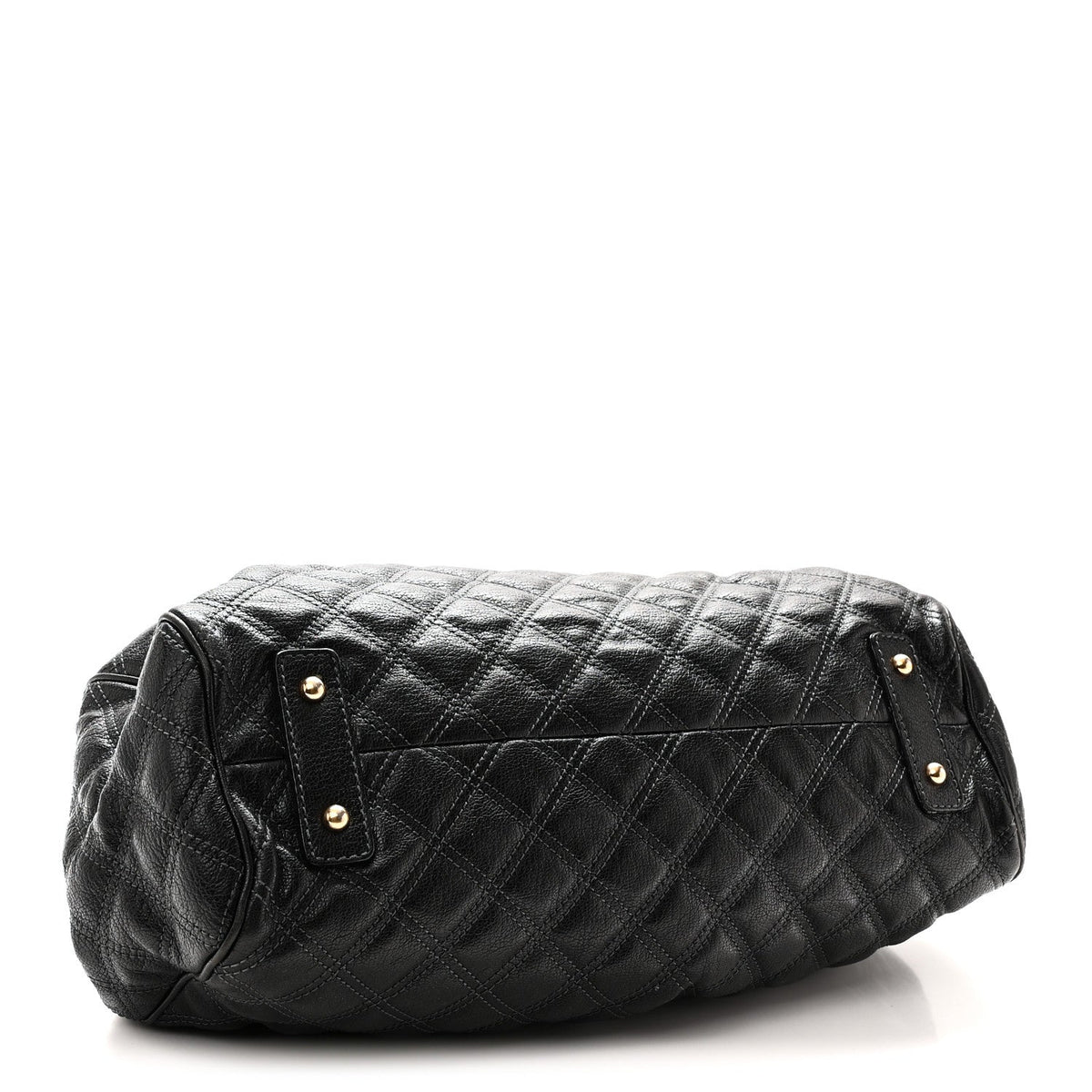 Quilted Calfskin Handbag - Black