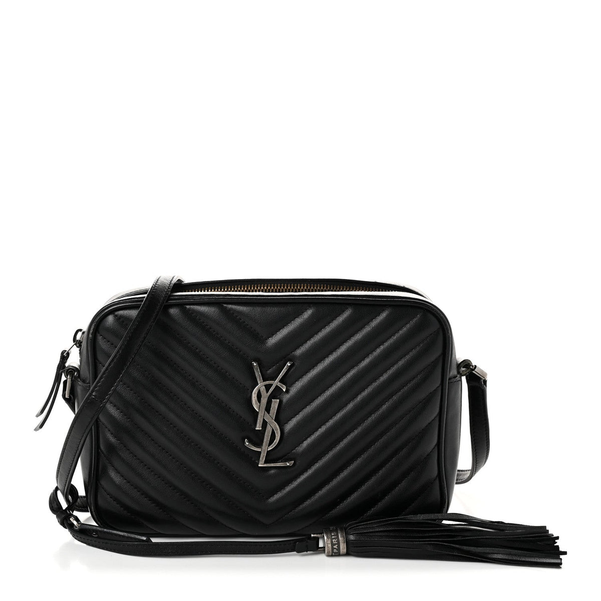 Calfskin Crossbody Bag - Black