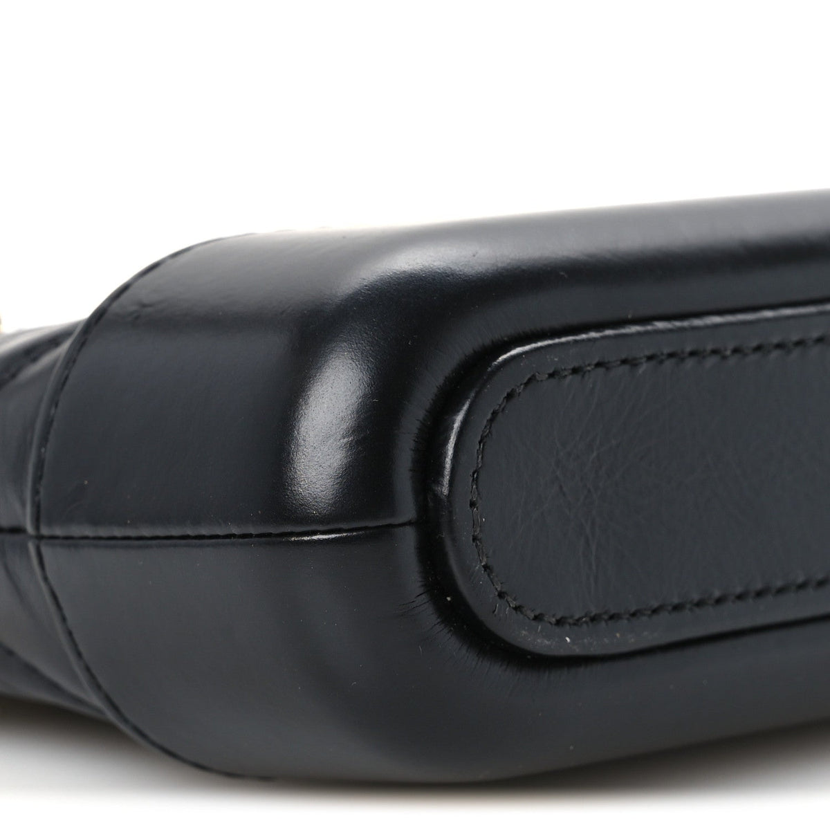 Small Quilted Calfskin Clutch Bag - Black