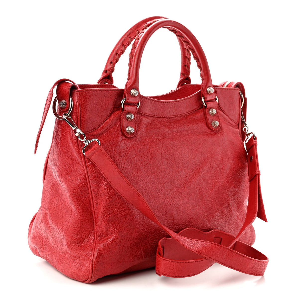 Agneau Giant 12 Silver Hardware Velo Coq Handbag