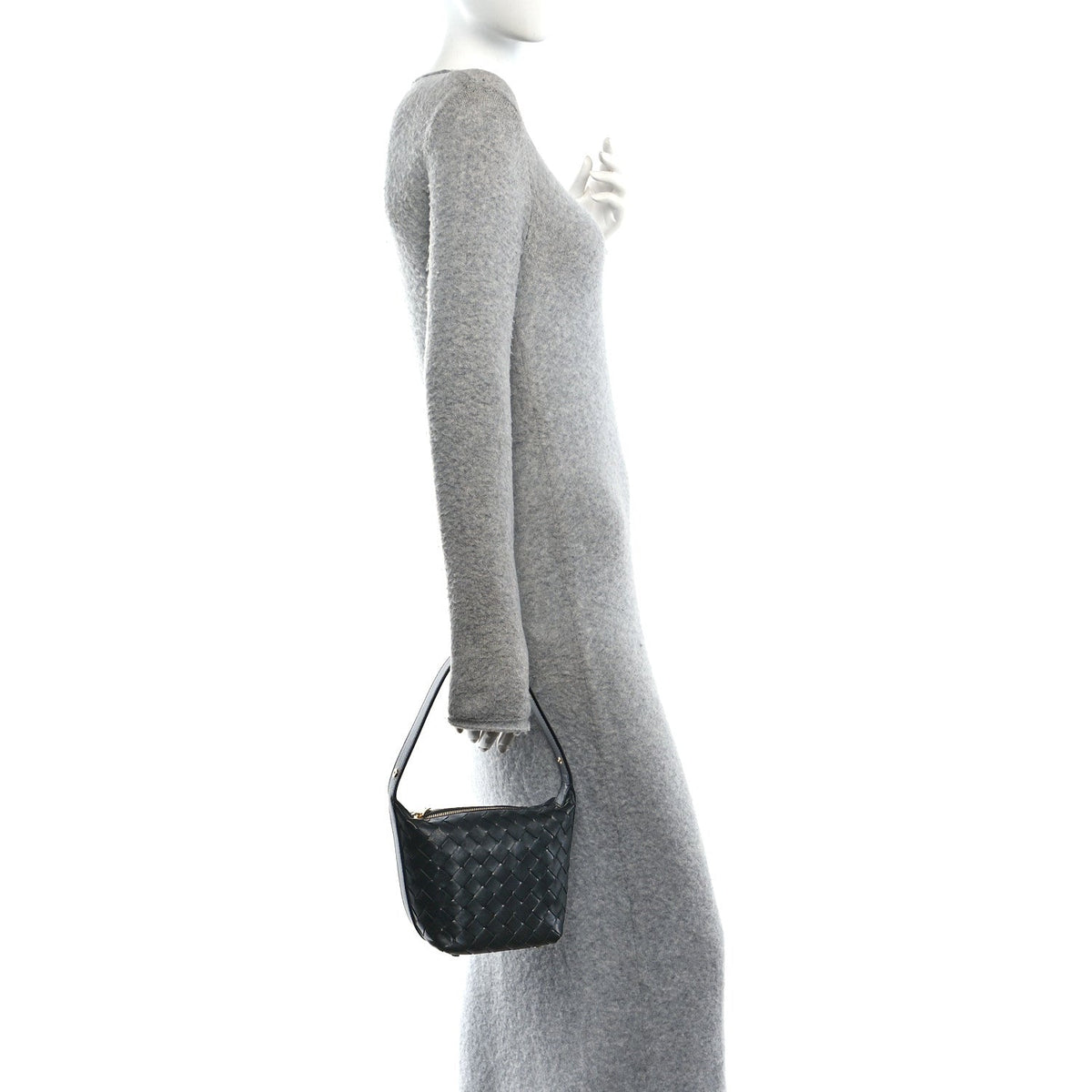 Calfskin Nappa Handbag - Black