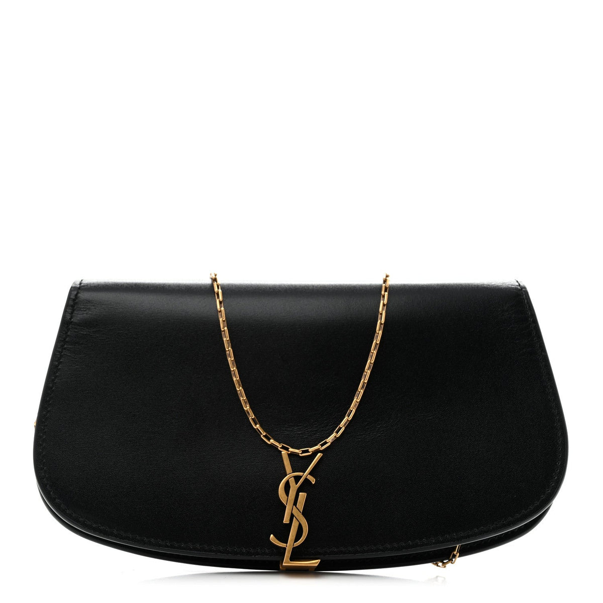 Calfskin Wallet Bag - Black