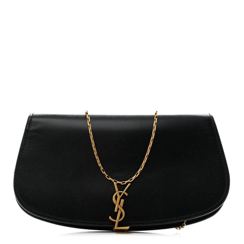 Calfskin Wallet Bag - Black