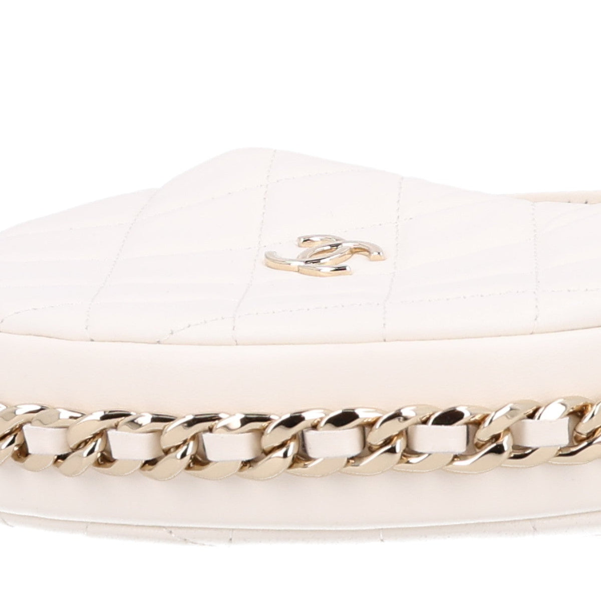 Quilted Lambskin Hobo Bag - White