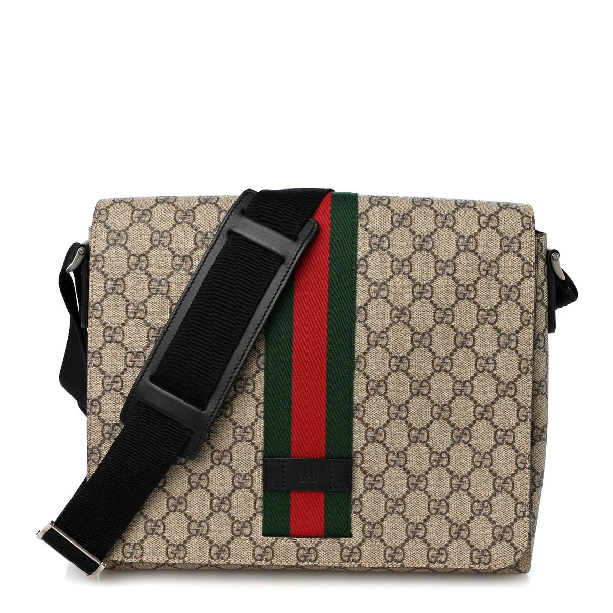 Flap Shoulder Bag - Black