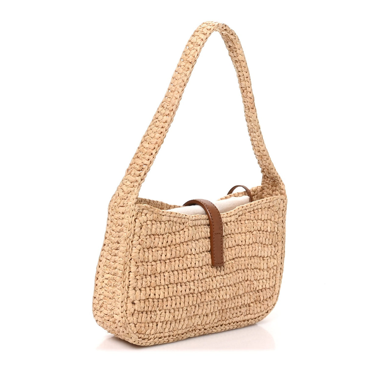 Mini Calfskin Hobo Bag - Natural