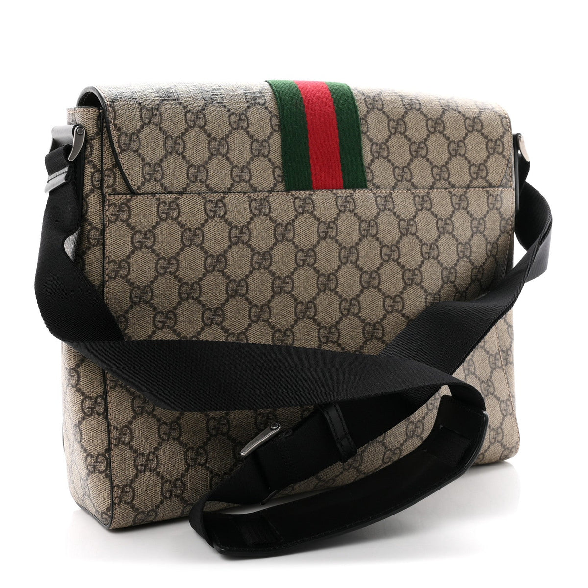 Flap Shoulder Bag - Black