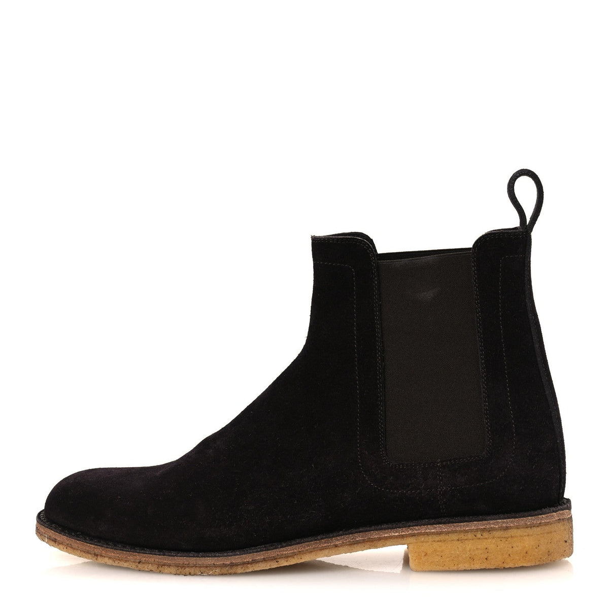 Bottega Venetasuede Calfskin Rubber Sole Chelsea Boots Espresso