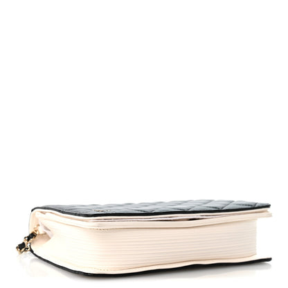 Quilted Lambskin Wallet Bag - Black