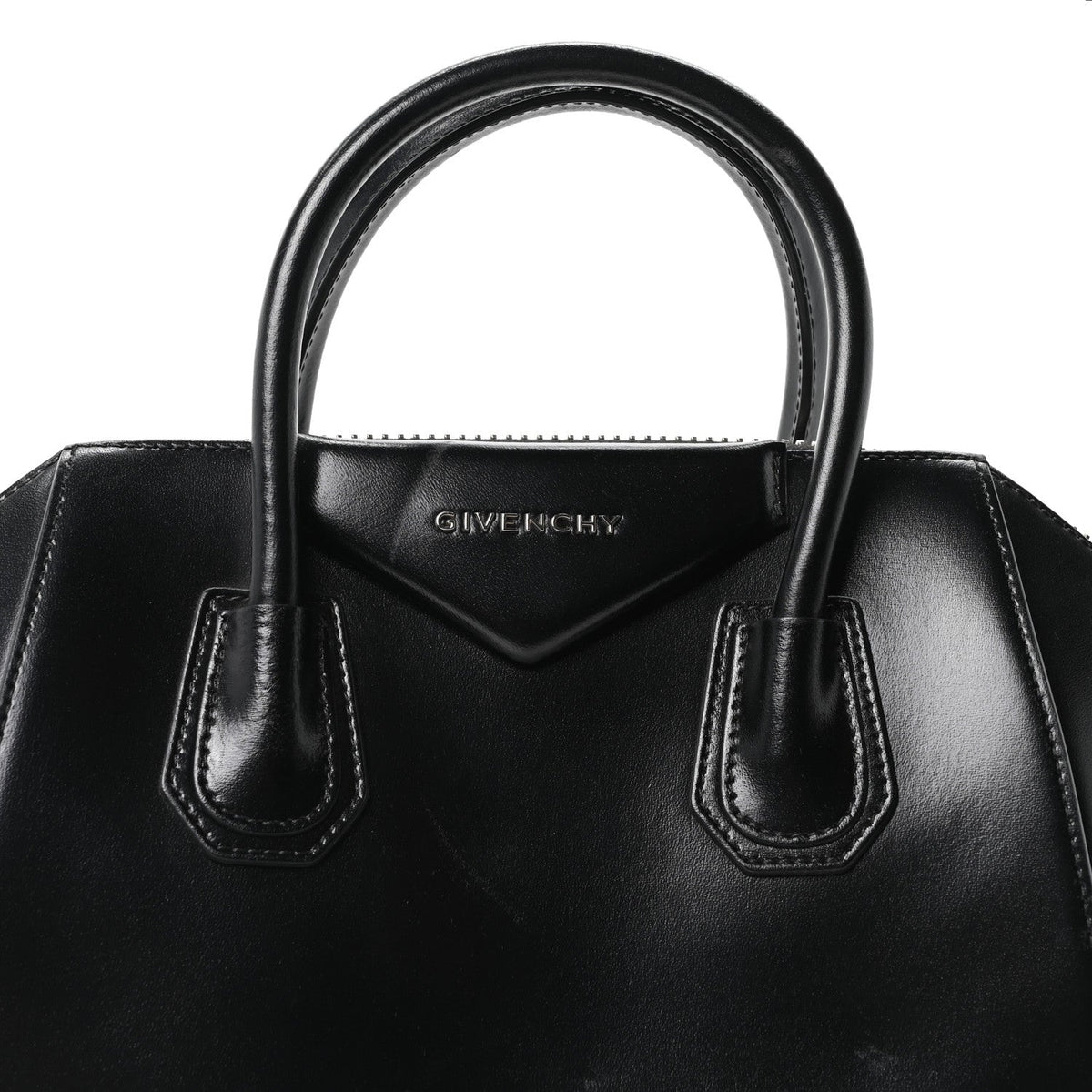 Small Calfskin Handbag - Black