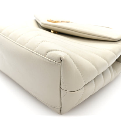 Small Quilted Calfskin Satchel Bag
