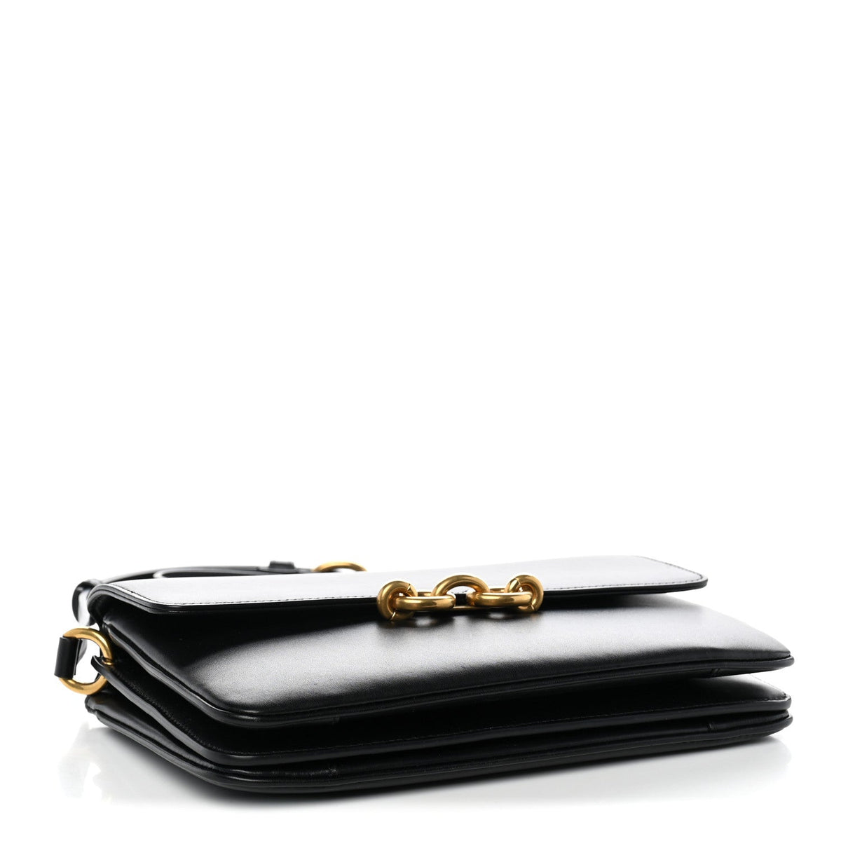 Calfskin Satchel Bag - Black