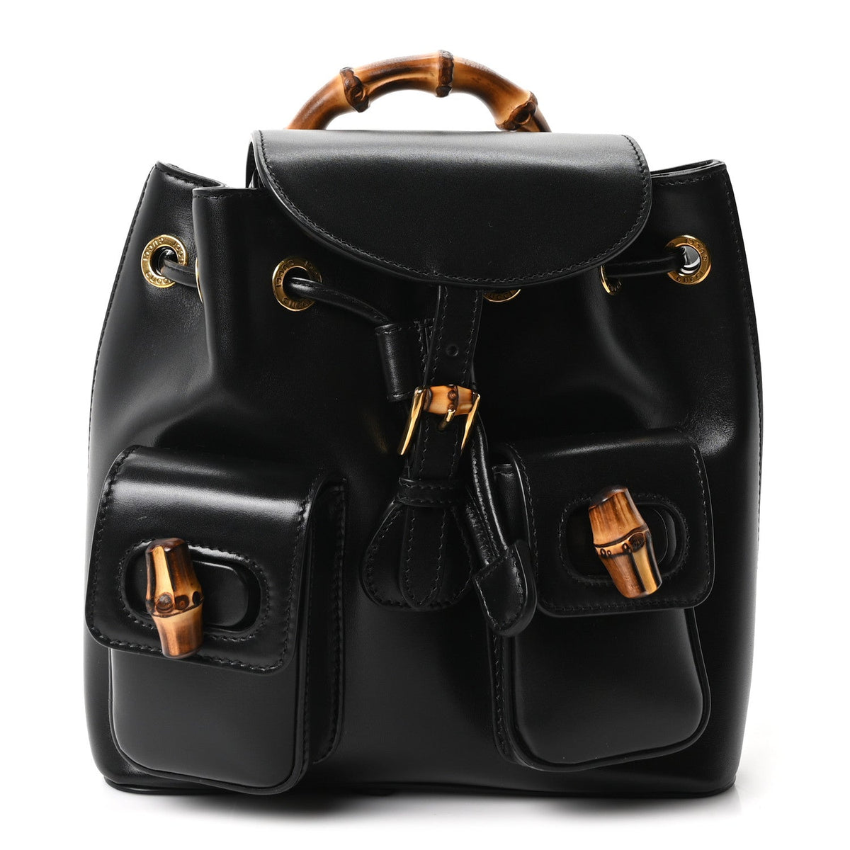 Calfskin Backpack - Black