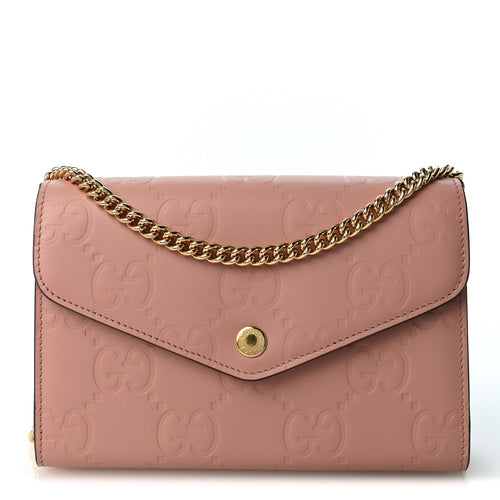 Calfskin Wallet Bag - Pink
