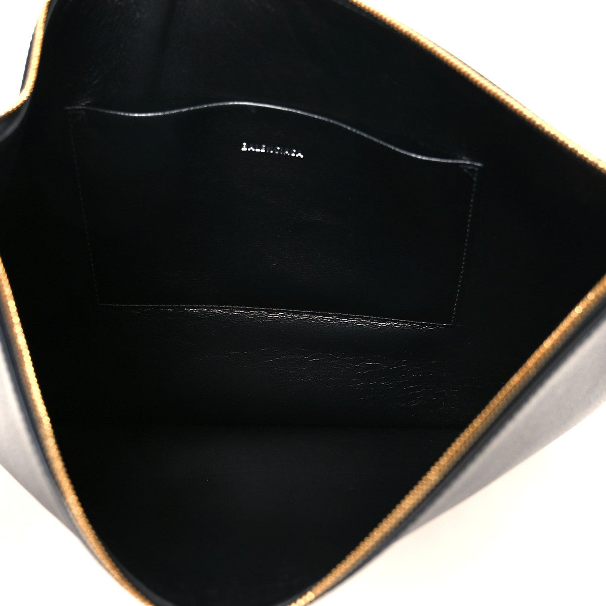 Large Calfskin Pouch - Black