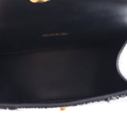 Suede Handbag - Black
