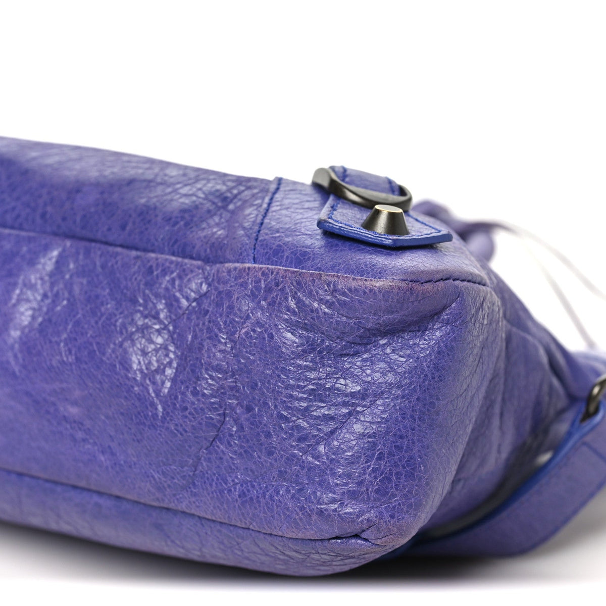 Agneau Classic Hardware First Bleu Lavan Handbag