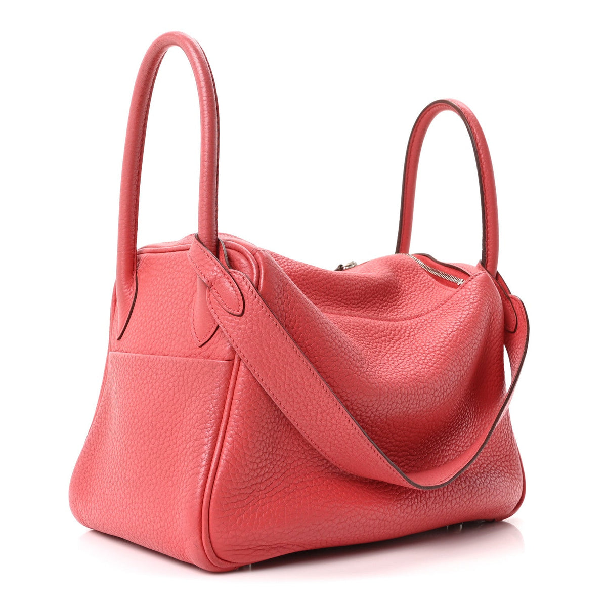 Taurillon Clemence Lindy 26 Rose Jaipur Handbag