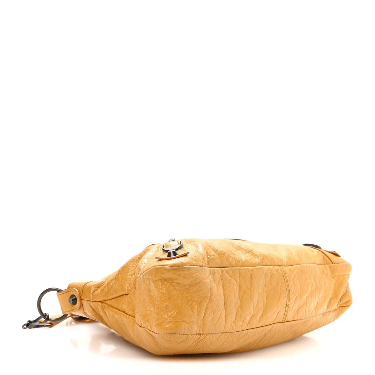 Agneau Classic Hardware First Jaune Mout Handbag