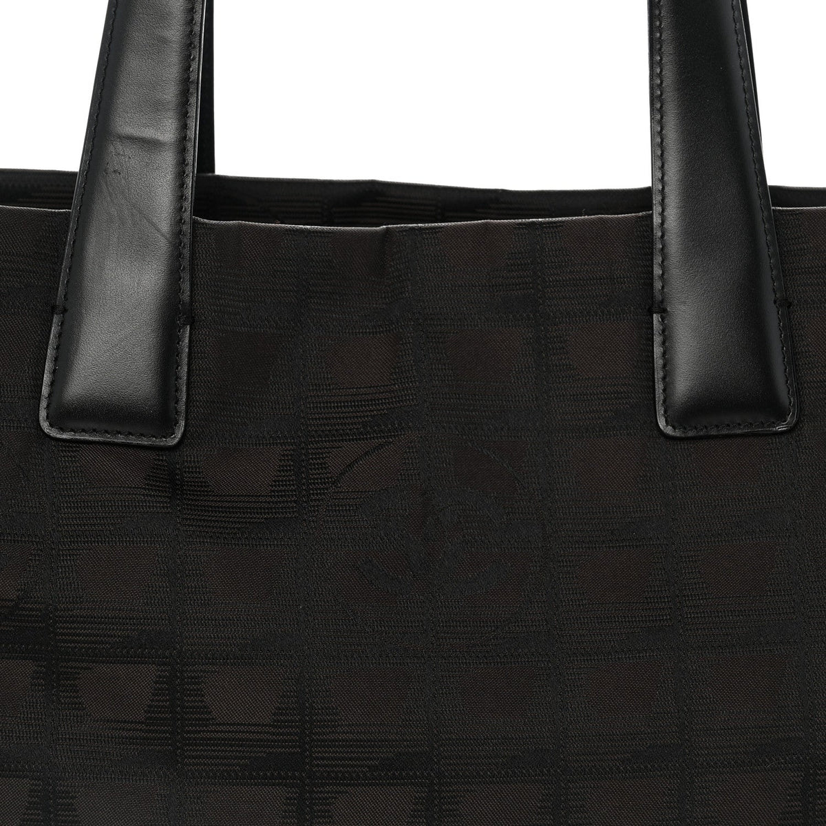 Small Nylon Tote Bag - Brown