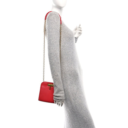 Calfskin Handbag - Red
