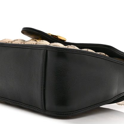 Mini Calfskin Shoulder Bag - Beige