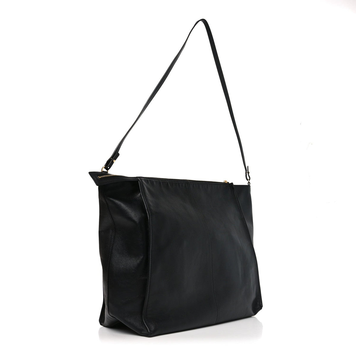 Nappa Clutch Bag - Black
