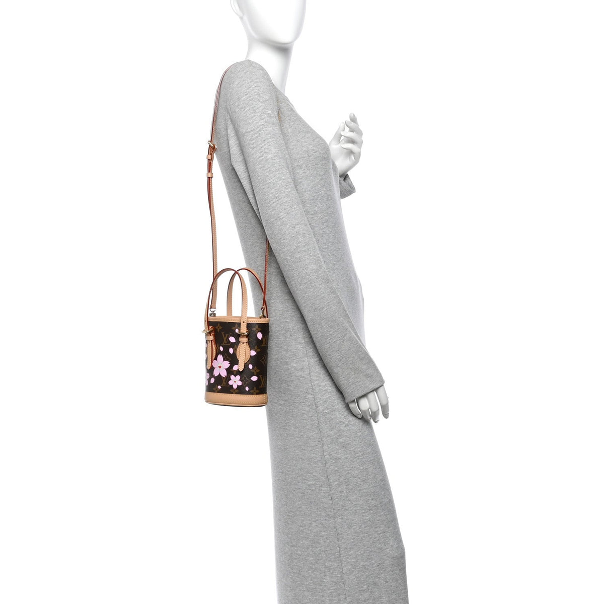 Nano Bucket Bag - Brown