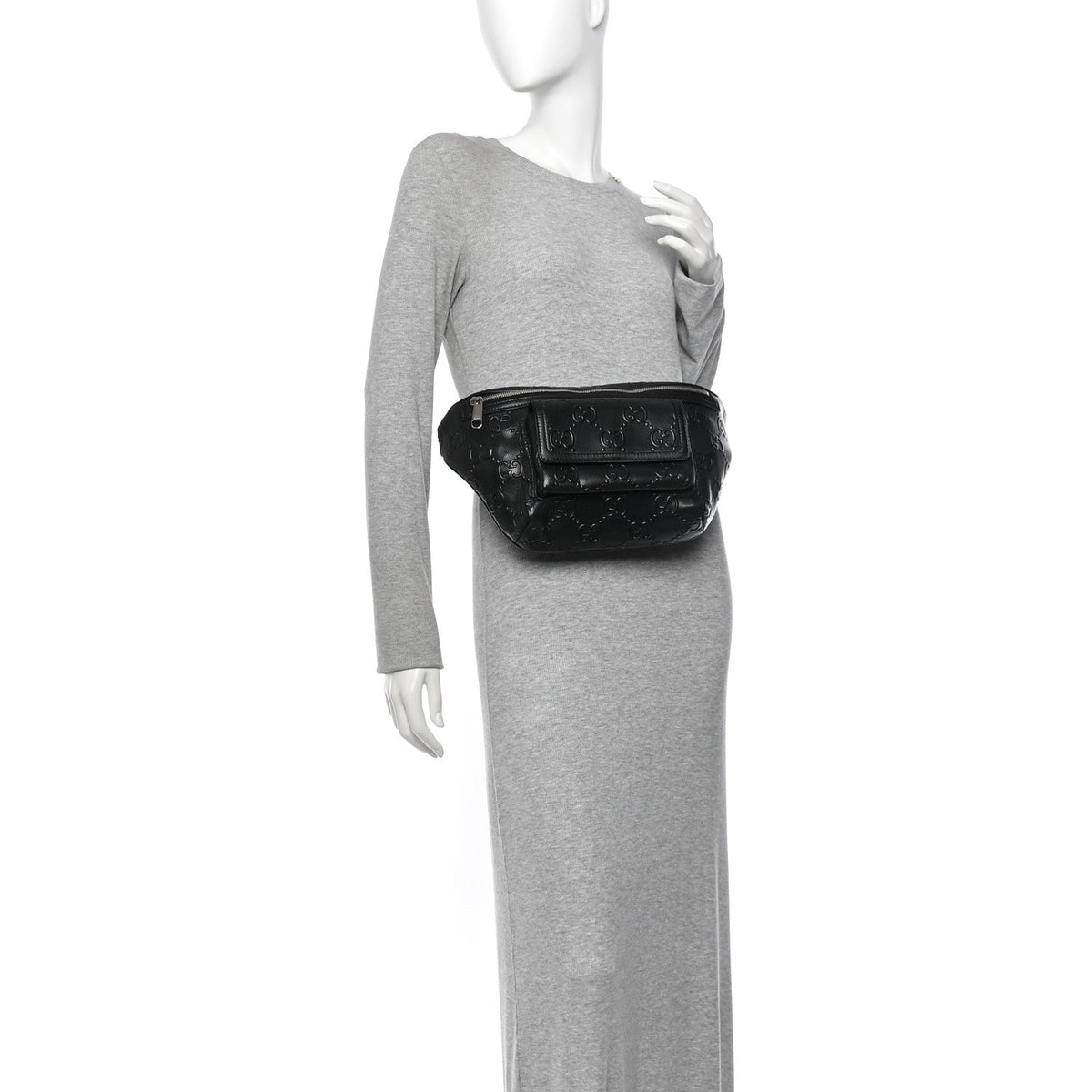 Calfskin Belt Bag - Black