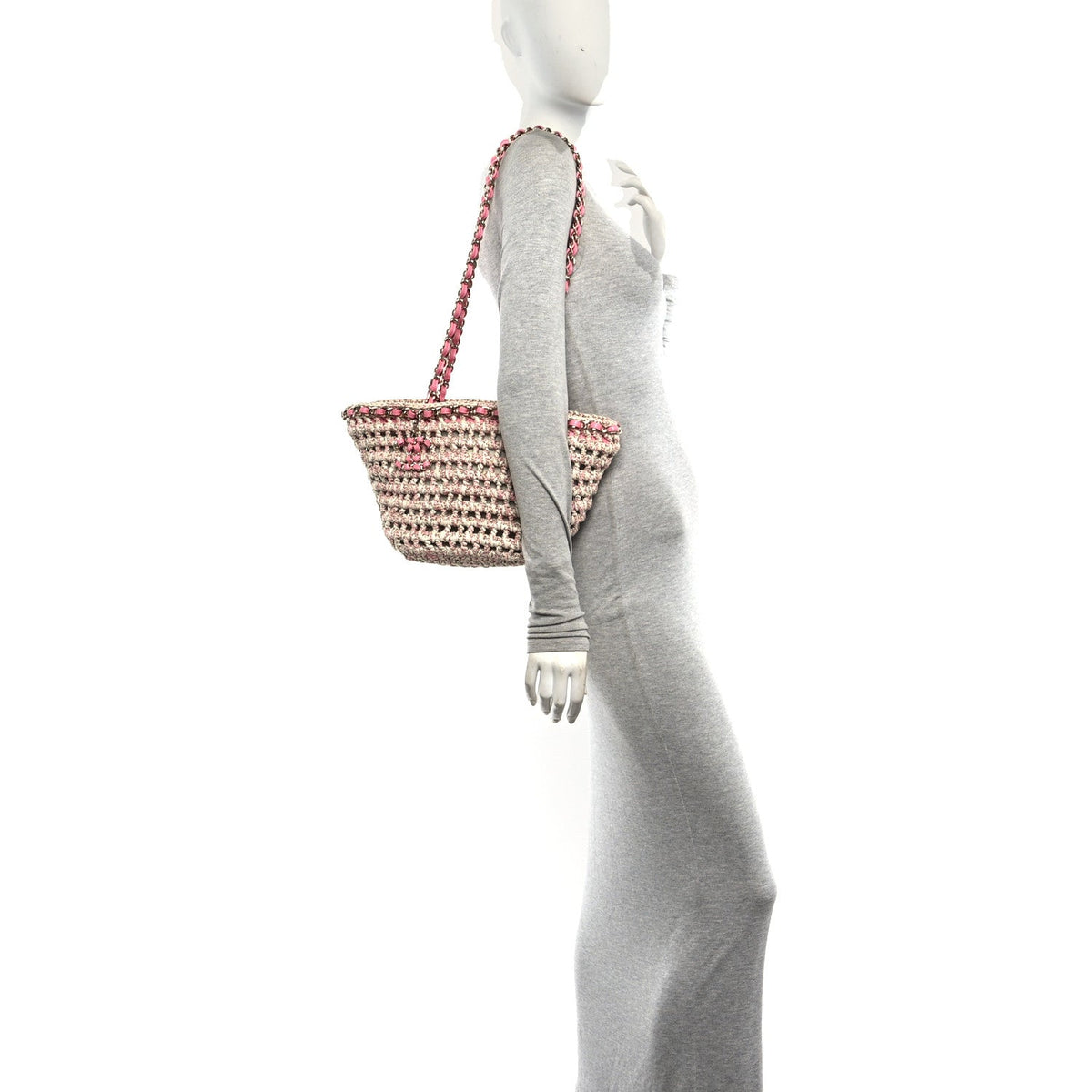 Small Calfskin Handbag - Beige