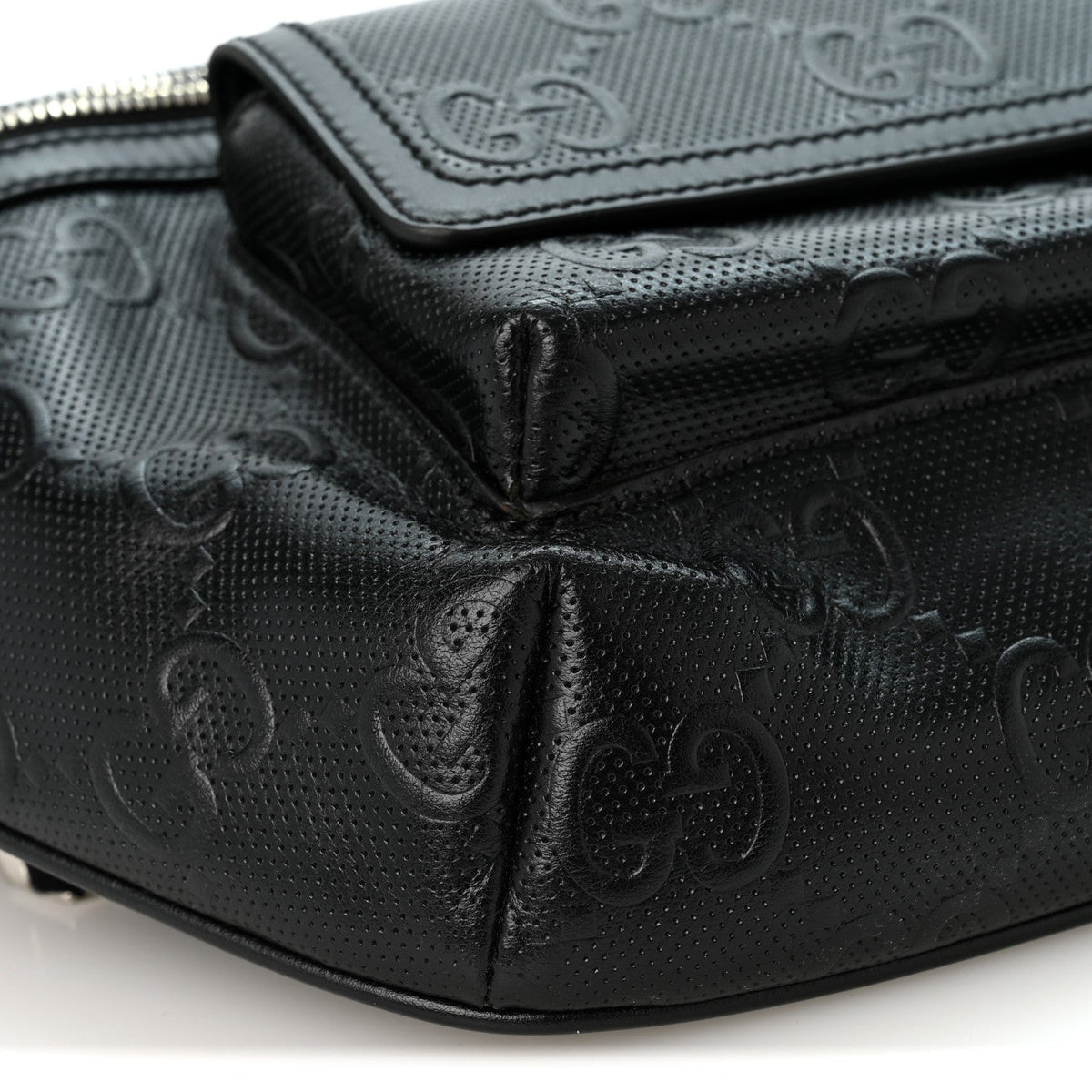 Calfskin Belt Bag - Black