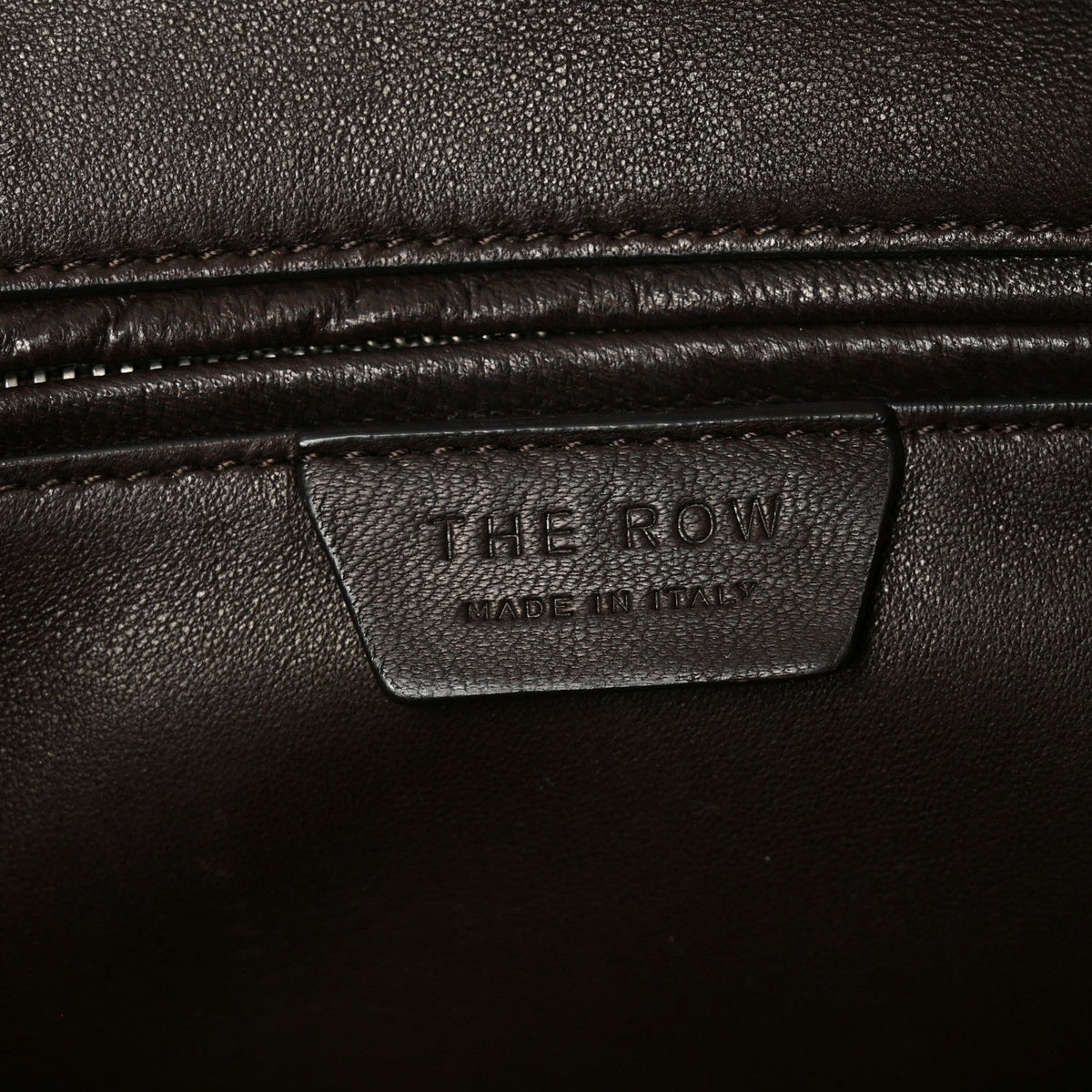 Calfskin Handbag - Brown