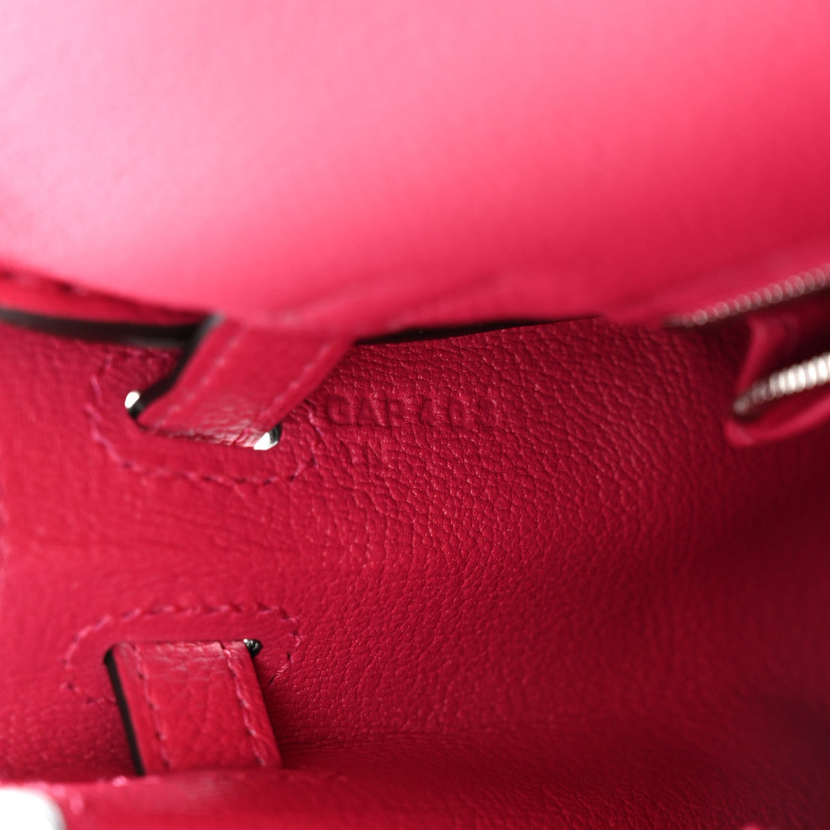 Togo Kelly Retourne 25 Rose Mexico Handbag