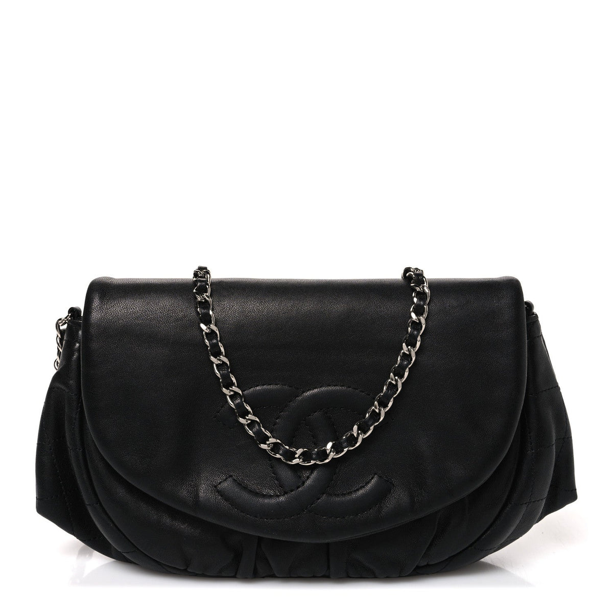 Lambskin Wallet Bag - Black