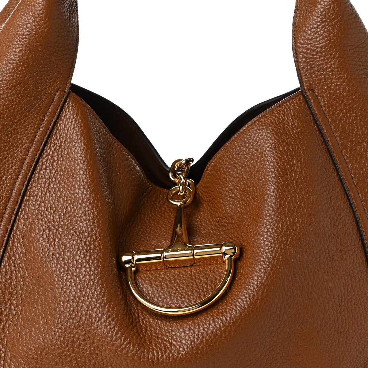 Maxi Calfskin Shoulder Bag - Brown