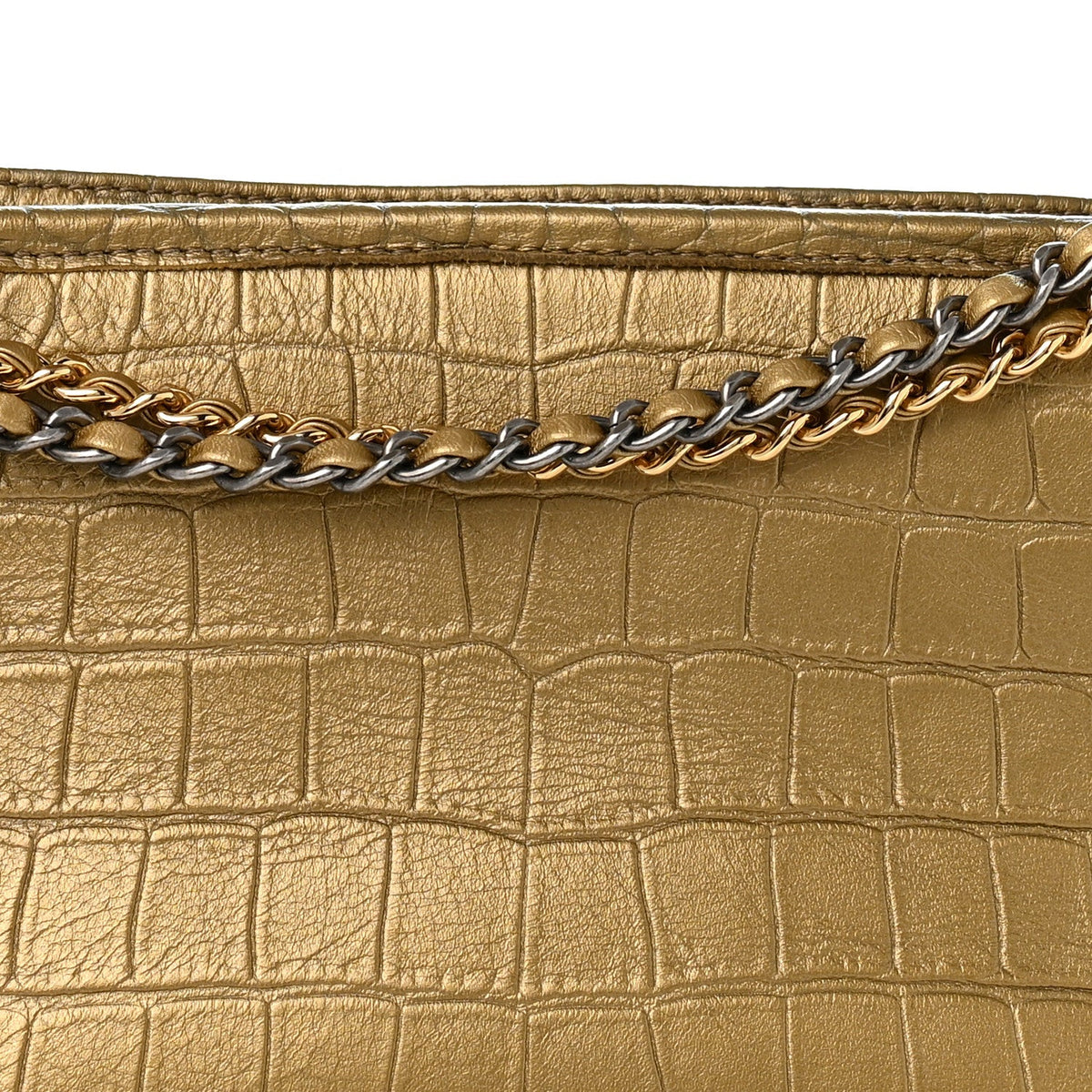 Medium Calfskin Hobo Bag - Gold
