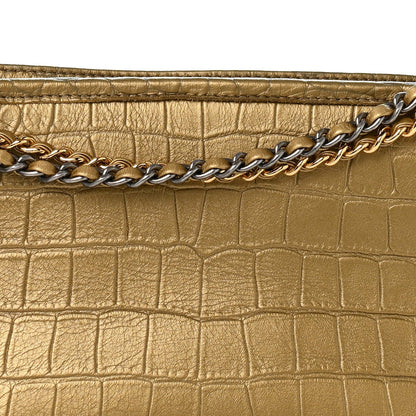 Medium Calfskin Hobo Bag - Gold