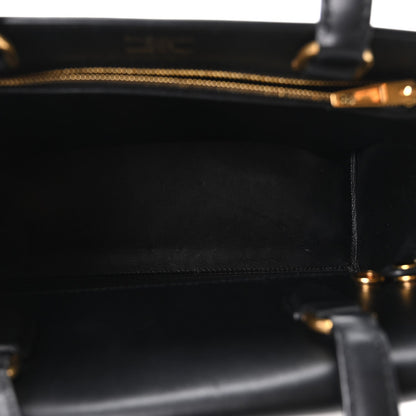 Small Calfskin Tote Bag - Black
