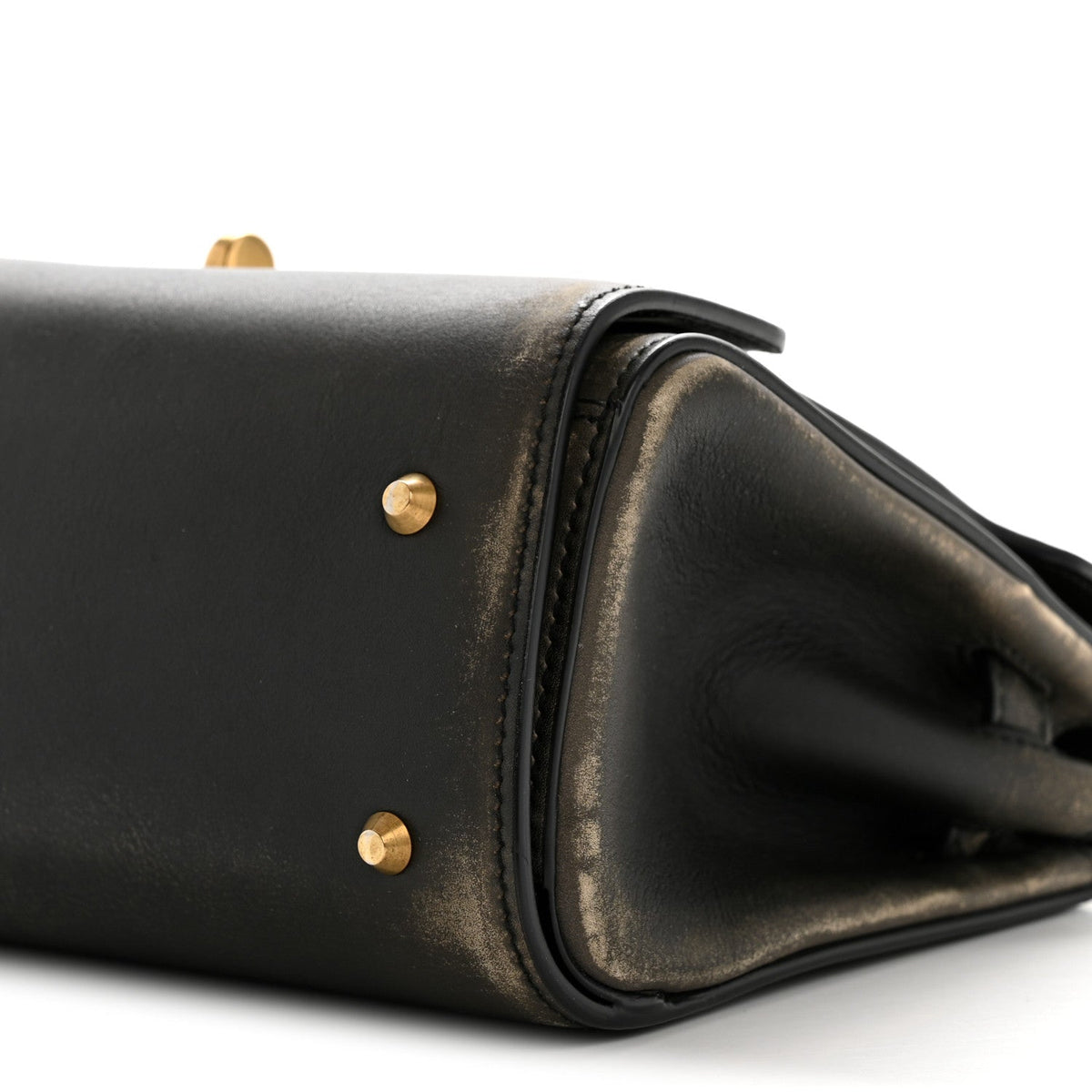 Small Calfskin Handbag - Brown