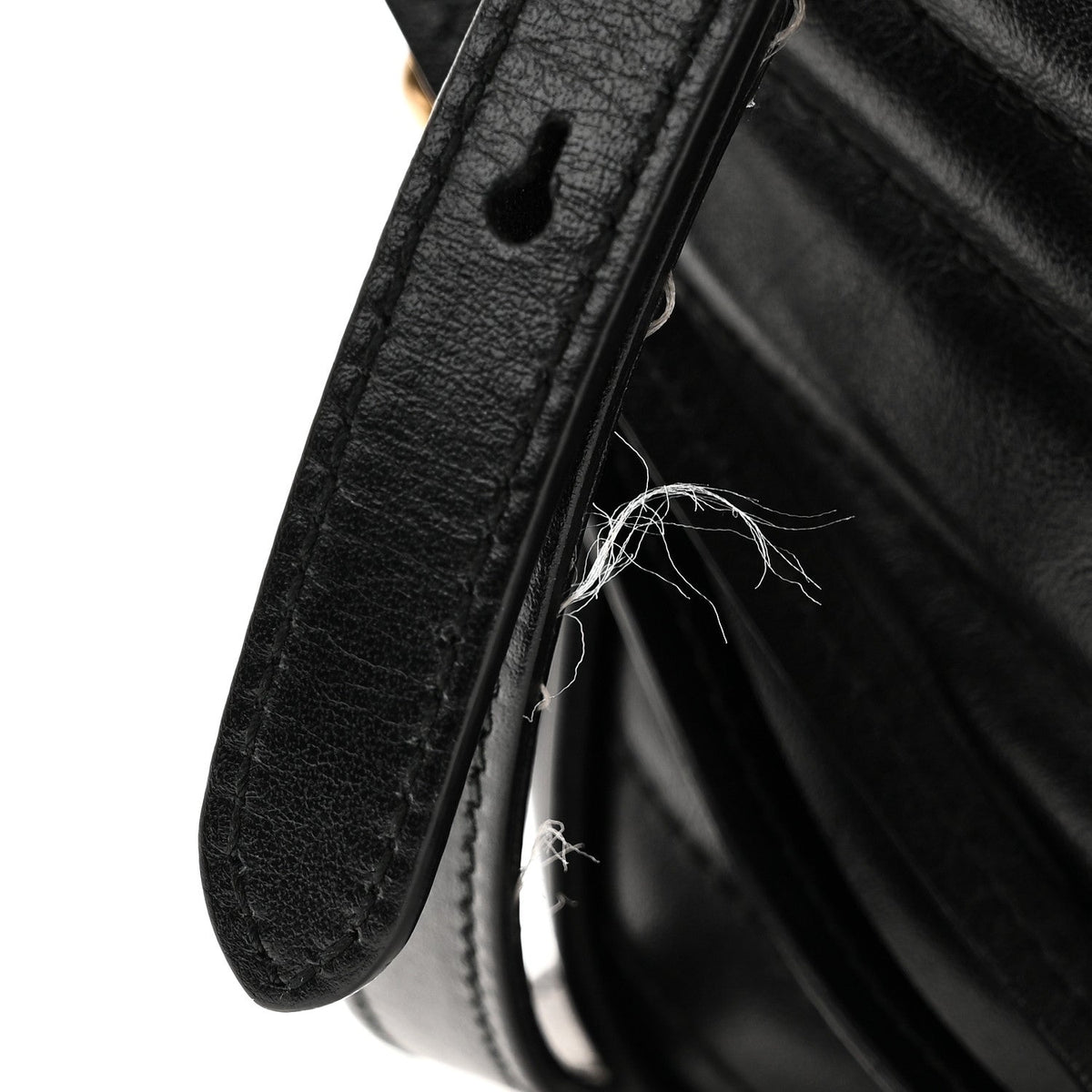 Small Calfskin Shoulder Bag - Black