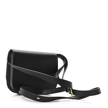 Calfskin Crossbody Bag - Black