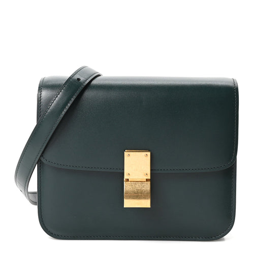 Calfskin Flap Shoulder Bag